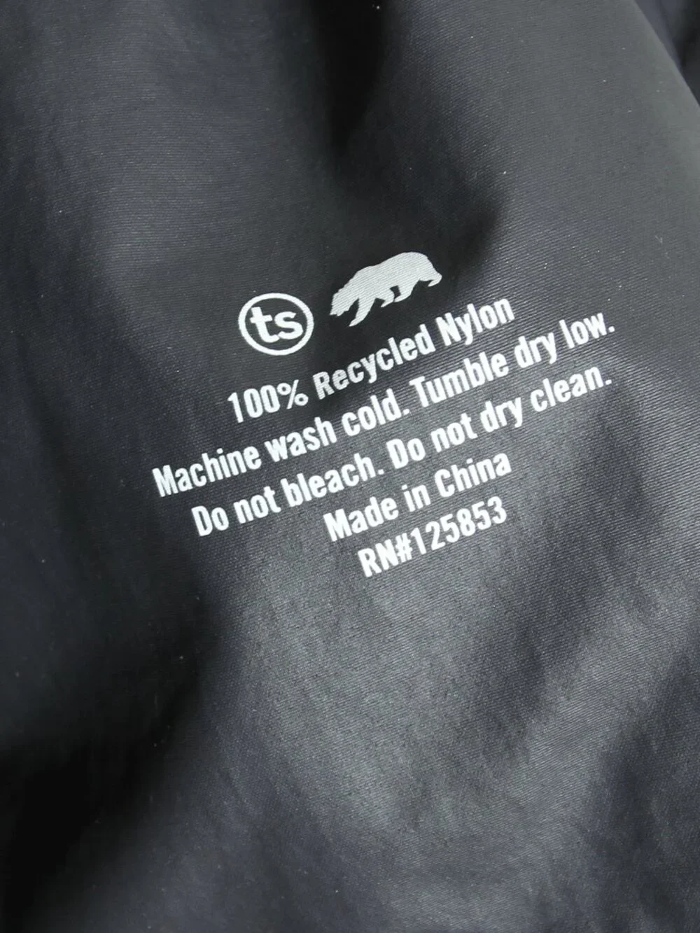 Taylor Stitch The Powder Jacket Anorak Half Zip Black Hooded Nylon Sz 40 Medium
